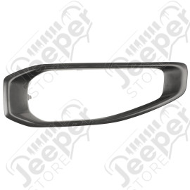 Applique, Left End Cap, Front Bumper; 18-20 JL/JT