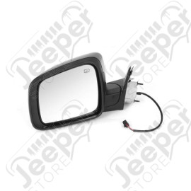 Door Mirror, Left, Heated; 11-13 Jeep Grand Cherokee WK2