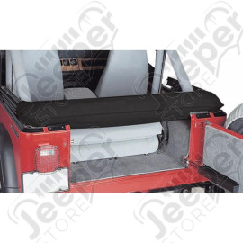 Soft Top Storage Boot, Black Denim; 97-06 Jeep Wrangler TJ