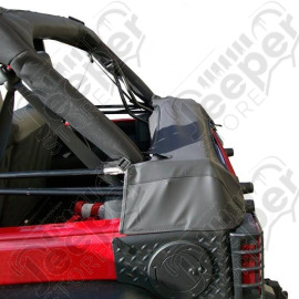Soft Top Storage Boot, Black Diamond; 07-18 Jeep Wrangler JKU, 4 Door