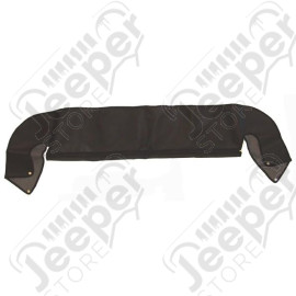 Soft Top Storage Boot, Black Denim; 87-95 Jeep Wrangler YJ