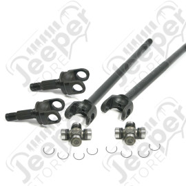 Axle Shaft Kit, Front; 07-18 Jeep Wrangler Rubicon JK/JKU, for Dana 44