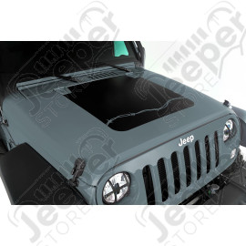 Hood Decal, Barbed Wire; 07-18 Jeep Wrangler JK
