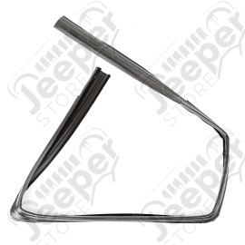 Door Glass Channel, Front, Right; 07-18 Jeep Wrangler JK