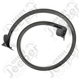Door Seal, Rear, Right, Half Doors; 07-18 Jeep Wrangler JKU, 4 Door