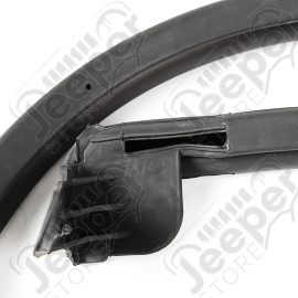 Door Seal, Rear, Left, Half Doors; 07-18 Jeep Wrangler JKU, 4 Door