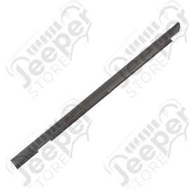 Door Glass Seal, Rear, Right, Outer; 07-18 Jeep Wrangler JKU, 4 Door