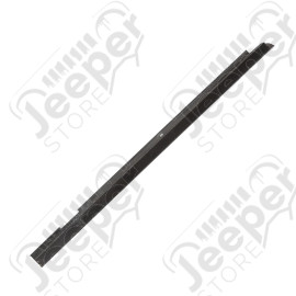 Door Glass Seal, Rear, Right, Outer; 07-18 Jeep Wrangler JKU, 4 Door