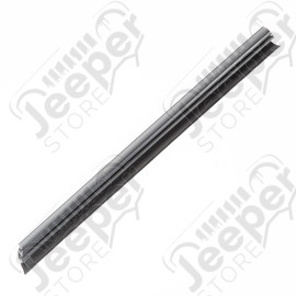 Door Glass Seal, Rear, Left, Inner; 07-18 Jeep Wrangler JKU, 4 Door