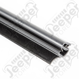 Door Glass Seal, Rear, Left, Inner; 07-18 Jeep Wrangler JKU, 4 Door
