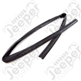 Door Glass Channel Seal, Front, Right; 84-96 Jeep Cherokee XJ