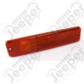 Side Marker Light Lens, Rear, Red; 72-86 Jeep CJ