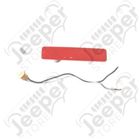 Side Marker Light Assembly, Rear, Red; 72-86 Jeep CJ