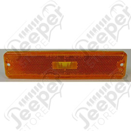 Side Marker Light Assembly, Amber; 87-95 Jeep Wrangler YJ