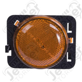 Side Marker Light Assembly, Left, Amber; 07-18 Jeep Wrangler