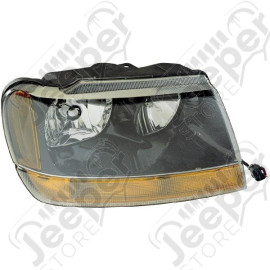 Headlight Assembly, Right; 99-04 Jeep Grand Cherokee WJ