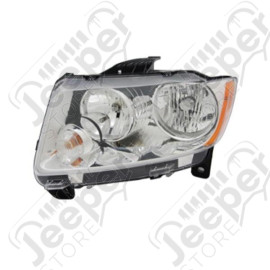 Headlight Assembly, Left; 11-13 Jeep Grand Cherokee WK
