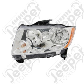 Headlight Assembly, Left; 11-14 Jeep Compass MK