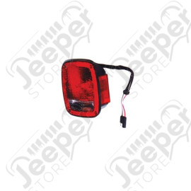Tail Light Assembly, Left, Black; 81-86 Jeep CJ