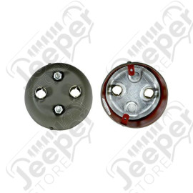 Tail Light Housing Assembly; 41-45 Willys MB/Ford GPW