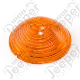 Parking Light Lens, Amber; 55-71 Jeep CJ