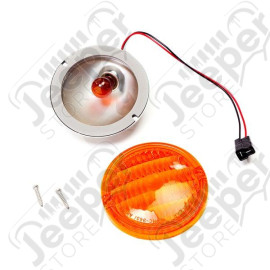 Parking Light Assembly, Amber; 76-86 Jeep CJ
