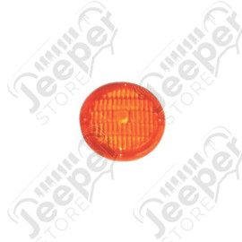 Parking Light Lens, Amber; 76-86 Jeep CJ