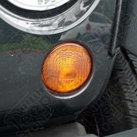 Parking Light Assembly, Left Amber; 07-13 Jeep Wrangler JK