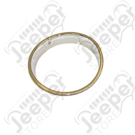 Headlight Bezel, Right, Chrome; 97-06 Jeep Wrangler TJ