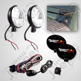 Light Mount Kit, Windshield; 07-18 Jeep Wrangler JK