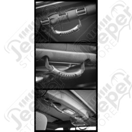 Grab Handle Kit, Black; 07-20 Jeep JK / 2020 JT
