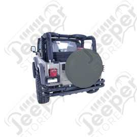 Spare Tire Cover, 27-29 Inch, Black Denim