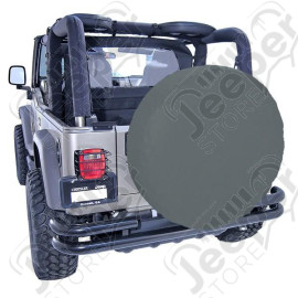Spare Tire Cover, 33 Inch, Black Denim
