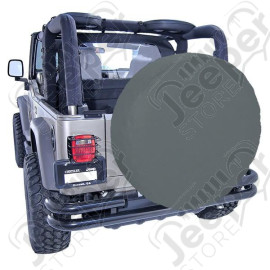 Spare Tire Cover, 35-36 Inch, Black Denim