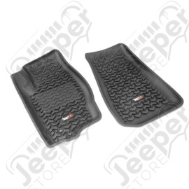 All Terrain Floor Liner, Front Pair, Black; 07-17 MK/Dodge Caliber