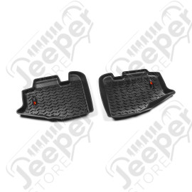 All Terrain Floor Liner, Rear Pair, Black; 97-06 Jeep Wrangler TJ/LJ