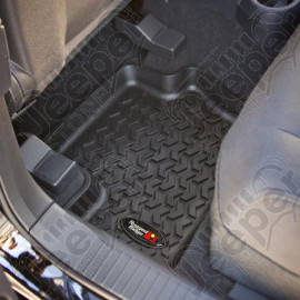 All Terrain Floor Liner, Front Pair, Black; 07-17 MK/Dodge Caliber