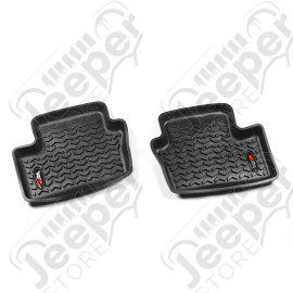 All Terrain Floor Liner, Front Pair, Black; 07-17 MK/Dodge Caliber