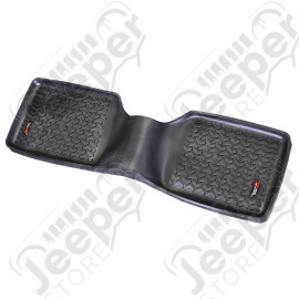 All Terrain Floor Liner, Rear, Black; 84-01 Jeep Cherokee XJ
