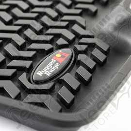 All Terrain Floor Liner, Rear, Black; 15-18 Jeep Renegade