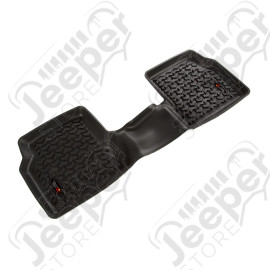 Floor Liner, Rear; Black, 2018-2020 Jeep Compass 