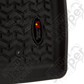 Floor Liner, Rear; Black, 2018-2020 Jeep Compass 