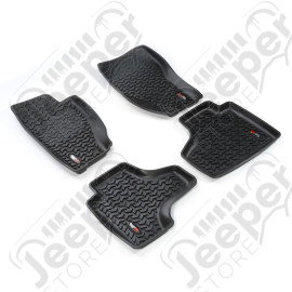 All Terrain Floor Liner Kit, Black; 08-13 Jeep Liberty KK