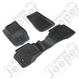 All Terrain Floor Liner Kit, Black; 05-10 Grand Cherokee/Commander