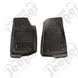Floor Liner Kit, Blk, F/R/Full Cargo; 18-20 JL 2Dr