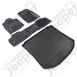 All Terrain Floor Liner Set, Black; 11-15 Jeep Grand Cherokee WK