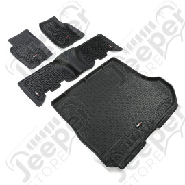 All Terrain Floor Liner Set, Black; 93-98 Jeep Grand Cherokee ZJ