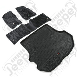 All Terrain Floor Liner Set, Black; 99-04 Jeep Grand Cherokee WJ