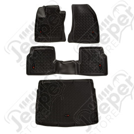 All Terrain Floor Liner Set, Black; 18-18 Compass MP