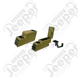 Center Console, Ultimate, Locking, Spice; 76-95 Jeep CJ/Wrangler YJ